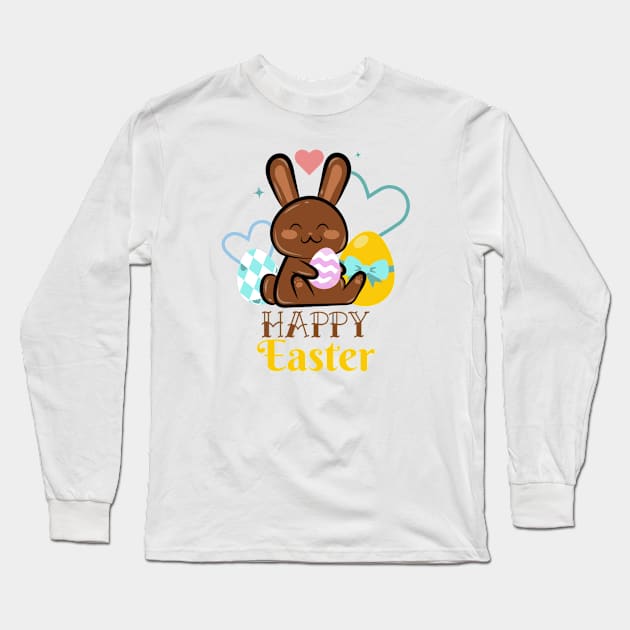 Happy Easter Long Sleeve T-Shirt by SparkledSoul